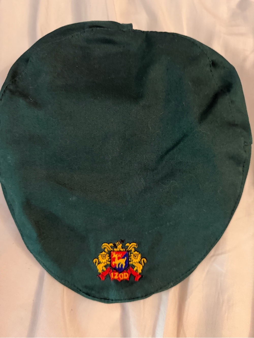 Izod Dark Green Ivy Cap with Embroidered Crest